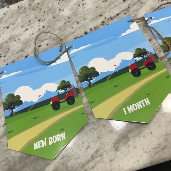 Golf-Themed Party first birthday Decoration Set - Picture 7 of 9